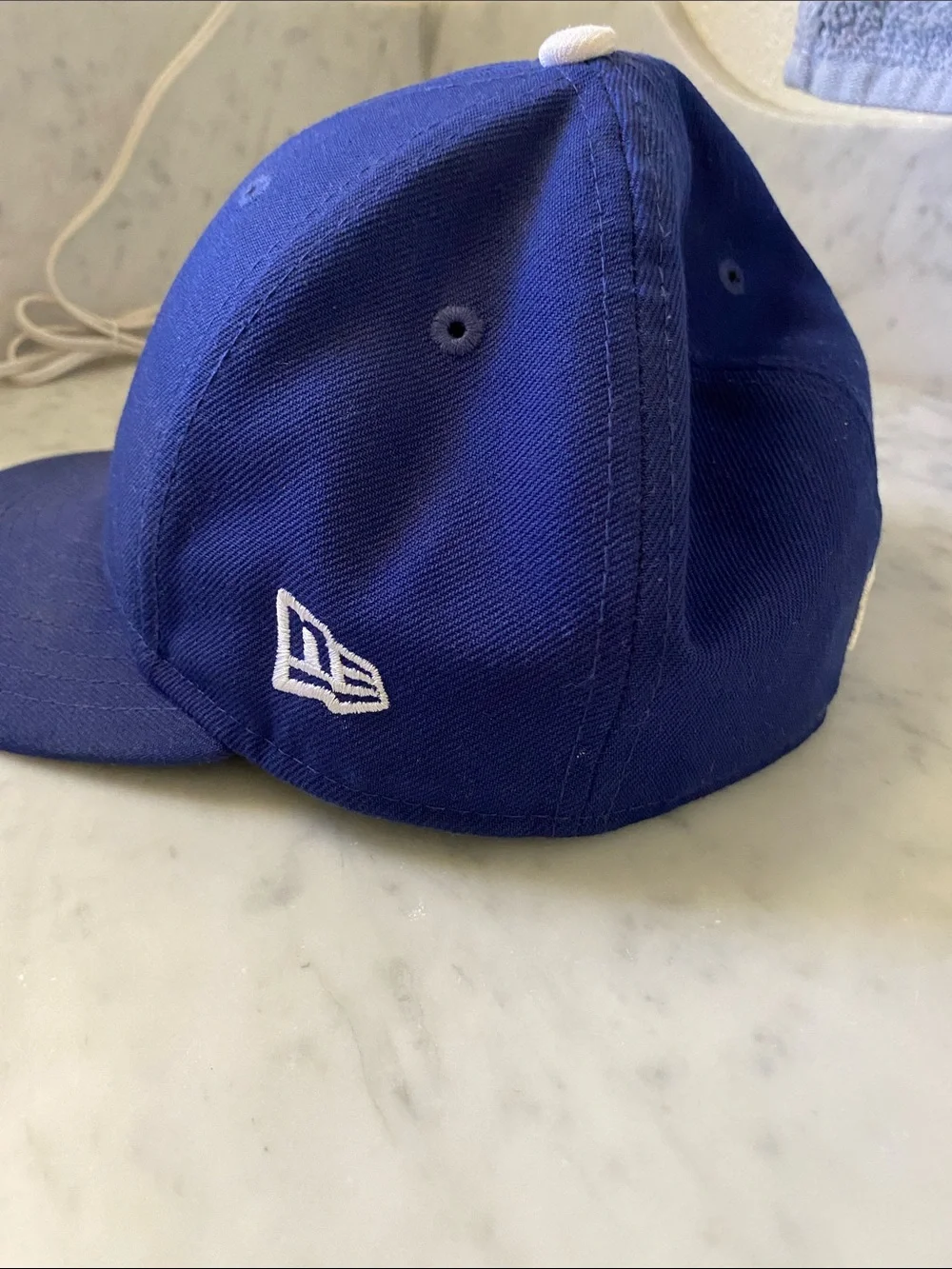 New Era Kids LA Baseball Cap - Royal Blue & White
